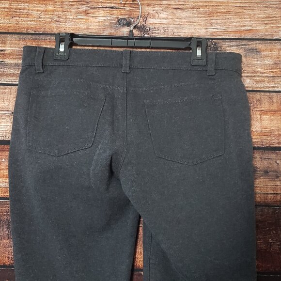 Ann Taylor Pant Size 10 Straight Leg Mid Rise Stretch Gray - Picture 5 of 8